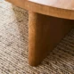 featuring leg detail img for Creament Round Coffee Table