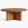 featuring side img for Creament Round Coffee Table