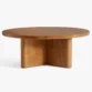 featuring side img for Creament Round Coffee Table