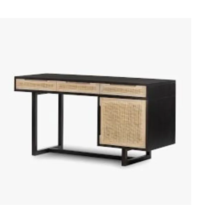 Delilah Cane Desk Left