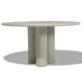 Fascia Round Dining Table – Modern circular dining table with a sturdy design, ideal for dining spaces.