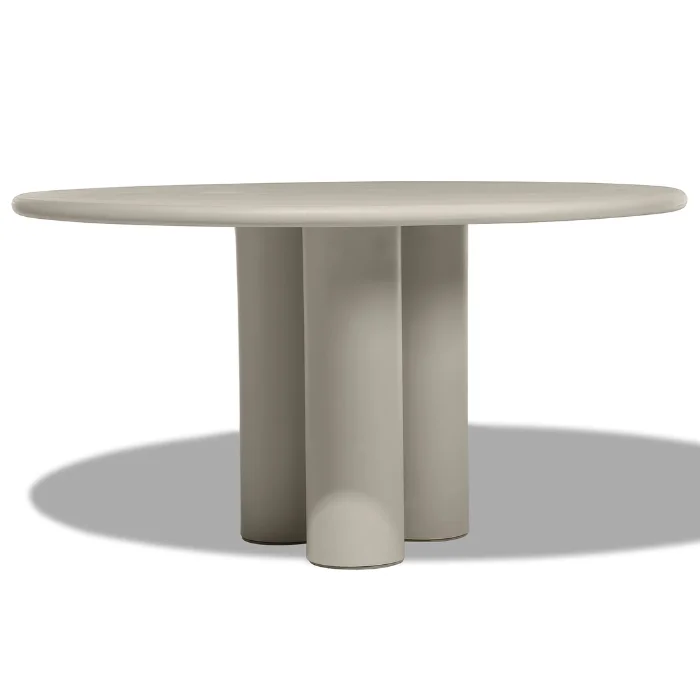 Fascia Round Dining Table – Modern circular dining table with a sturdy design, ideal for dining spaces.