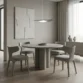 Fascia Round Dining Table – Contemporary round wooden dining table with a sturdy base, perfect for dining rooms