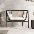 Harvey Cane Chair with background