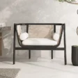 Harvey Cane Chair with background