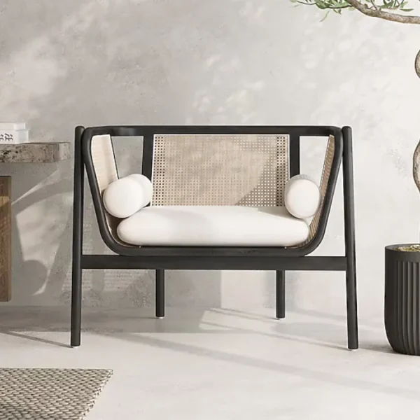 Harvey Cane Chair with background