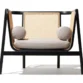 Harvey Cane Chair front view featuring image