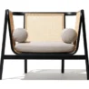 Harvey Cane Chair front view featuring image