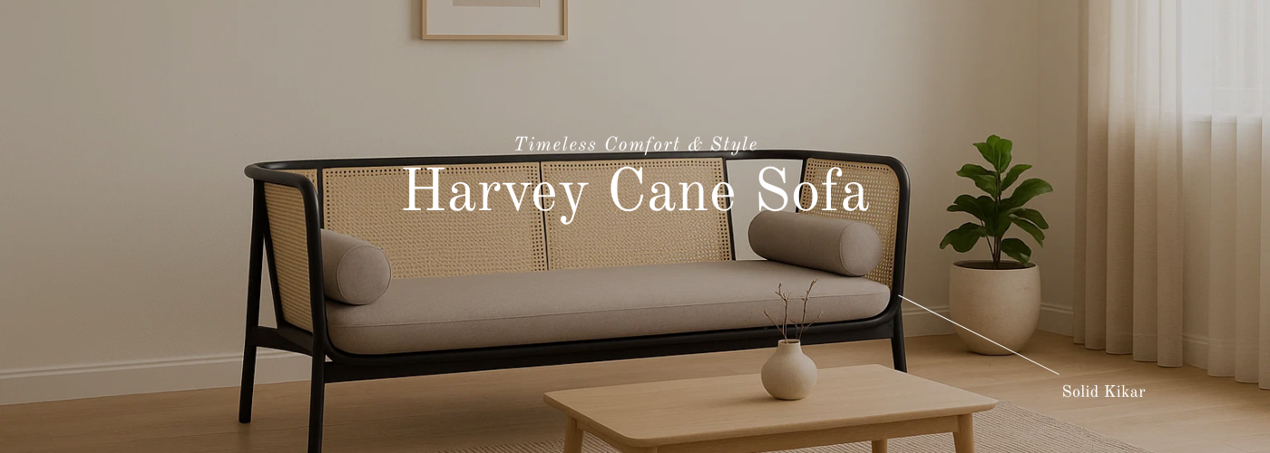 Harvey Cane Sofa Banner