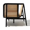 side profdile view of cane chair