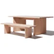 Lowkey Dining Table – Minimalist Wooden Dining Set