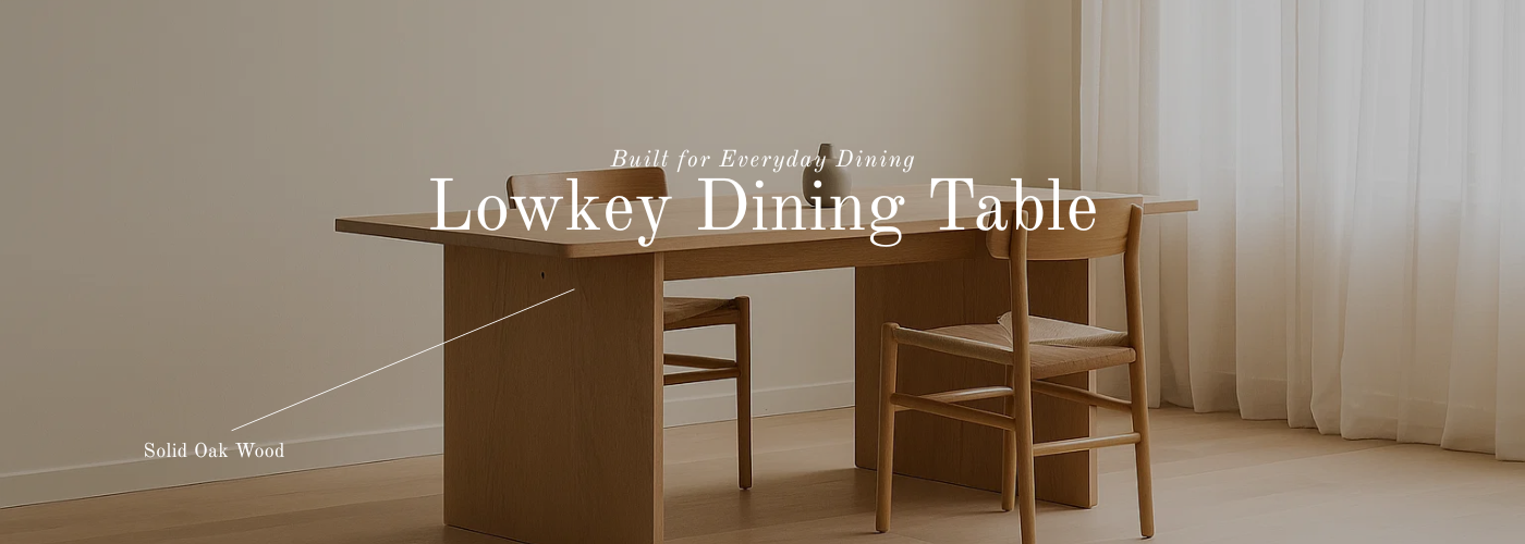 Lowkey Dining Table Banner.