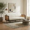 Marrald Cane Sofa with background