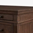 close view of table top edge