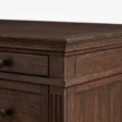 close view of table top edge