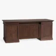 front view of executive desk