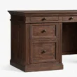 mid close view showing left side drawers of executive desk