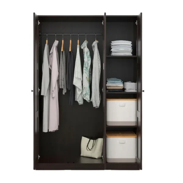 Trifold Wardrobe (2) Trifold Wardrobe Black