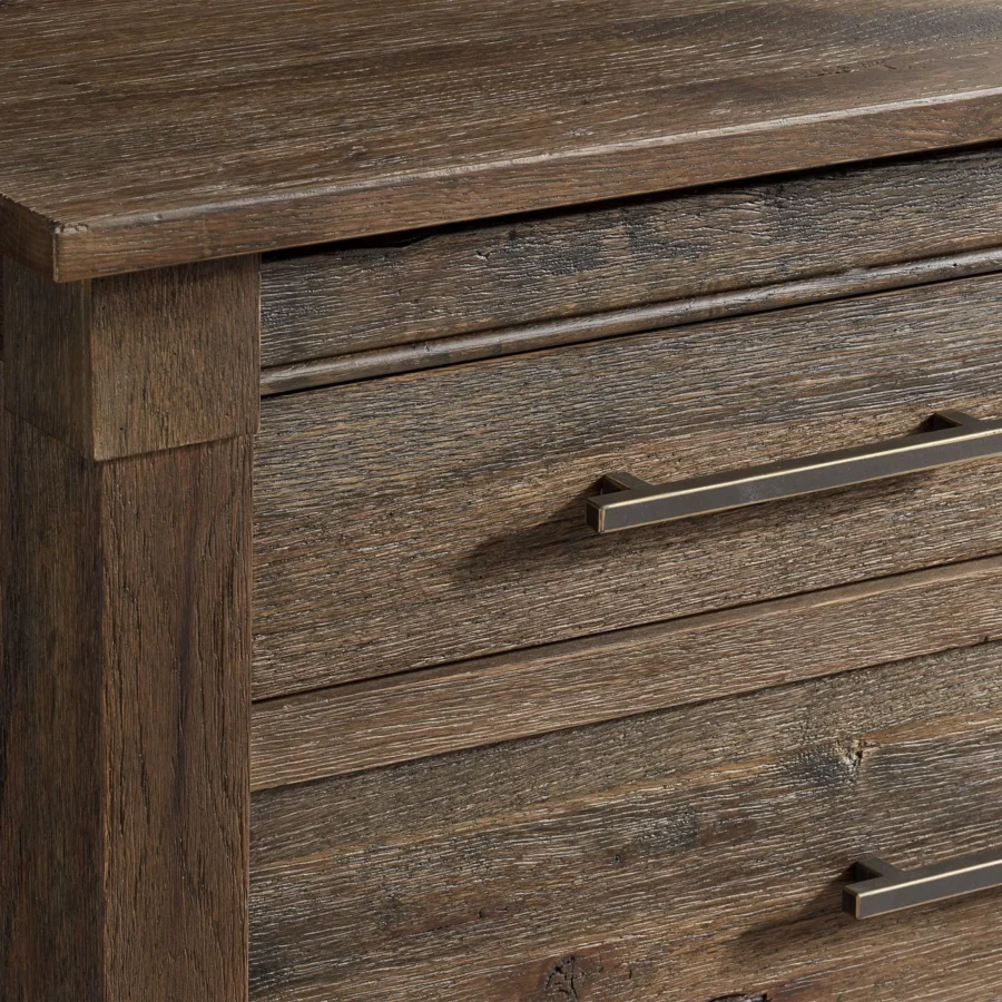 Valor Drawer Dresser side view Valor Drawer Dresser side view