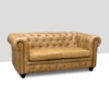 featuring Tuscan Gold Chesterfield Leather Sofa