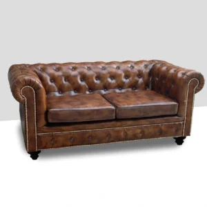 featuring Wellington Chesterfield Leather Sofa