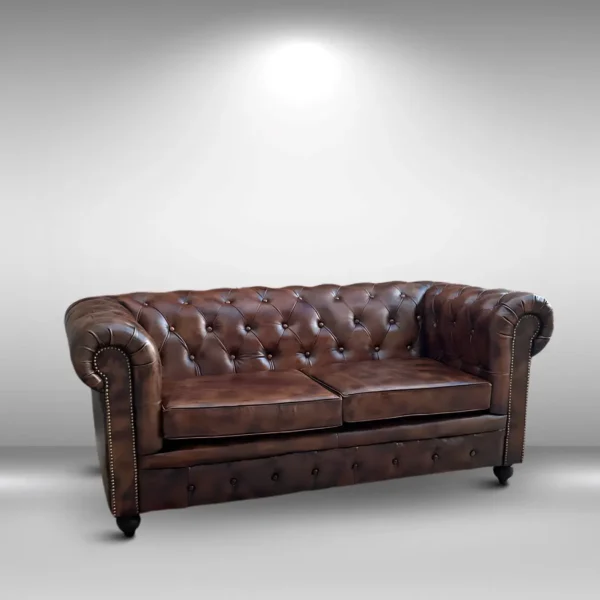 featuring Hemington Chesterfield Leather Sofa