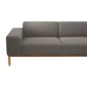 sectional sofa showing side arm and leg