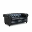 angled view 2 seater leather sofa