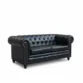 angled view 2 seater leather sofa
