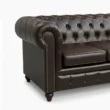 Hemington Chesterfield Leather Sofa - 2 seater cushioned (6)
