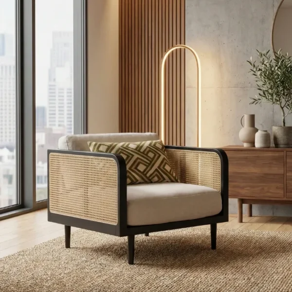 Marrald Cane Chair_21_ marrald chair in warm and modern room
