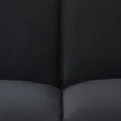 close view of seat showing premium upholstery.