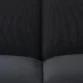close view of seat showing premium upholstery.