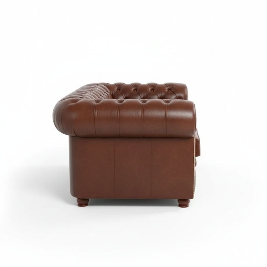 british Sofa (20) side profile view of leather sofa