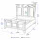 Blackwood Noir Bedroom Set beb dimension