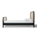 Creek Cane Bed Black side view image