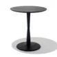 black coffeee table in white background