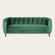 A luxurious Bebron Sofa featuring soft velvet upholstery