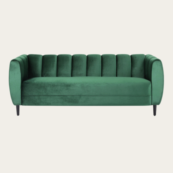 Bebron Sofa A luxurious Bebron Sofa featuring soft velvet upholstery