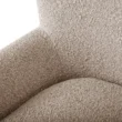 Zoomed seat image of Cloudhaven Boucle Chair with Ottoman (7)