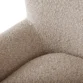 Zoomed seat image of Cloudhaven Boucle Chair with Ottoman (7)