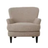 Front of Cloudhaven Boucle Chair with Ottoman