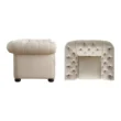 Different angles of Eton Chesterfield Chair
