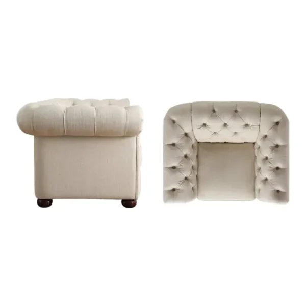 Eton Chesterfield Chair (3) Different angles of Eton Chesterfield Chair