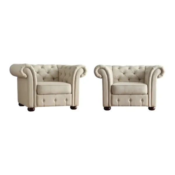 Front image of Eton Chesterfield Chair