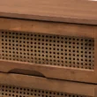 Nordic Bedroom Set - Close-Up of Rattan Drawer Detailing