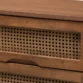 Nordic Bedroom Set - Close-Up of Rattan Drawer Detailing