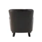 Saville Leather Club Chair back view