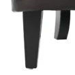 Zoomed leg image of Saville Leather Club Chair
