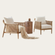 Side image of two stylish Tenor Accent Chair